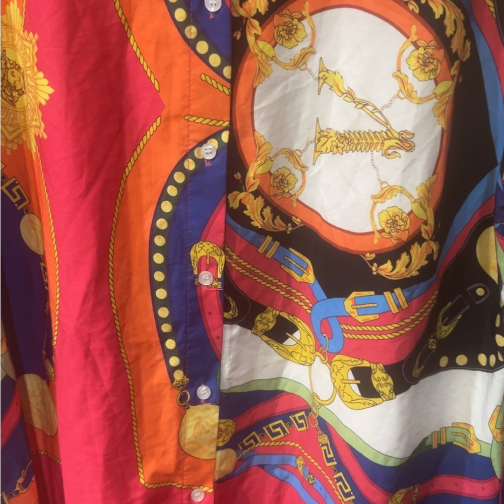 Colorful Patterned Maxi Dress - Picture 2 of 3